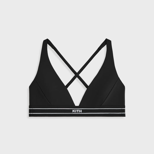Women Kith Kith Women Cay Plunge Active Bra - Black