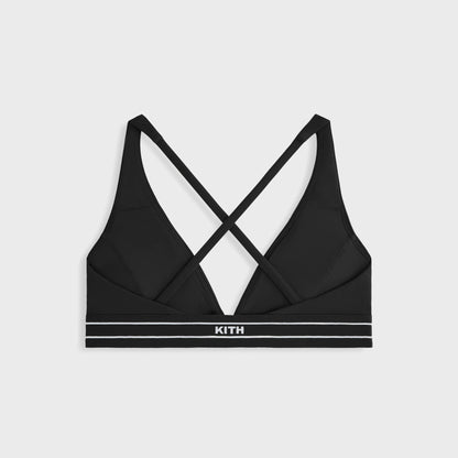 Women Kith Kith Women Cay Plunge Active Bra - Black