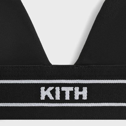 Women Kith Kith Women Cay Plunge Active Bra - Black