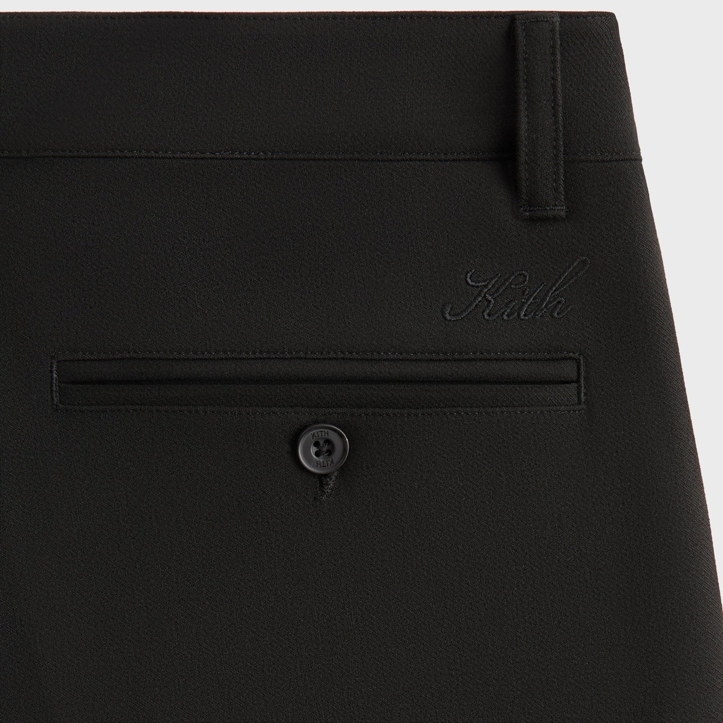 Men Kith Kith Double Weave Lance Trouser - Black