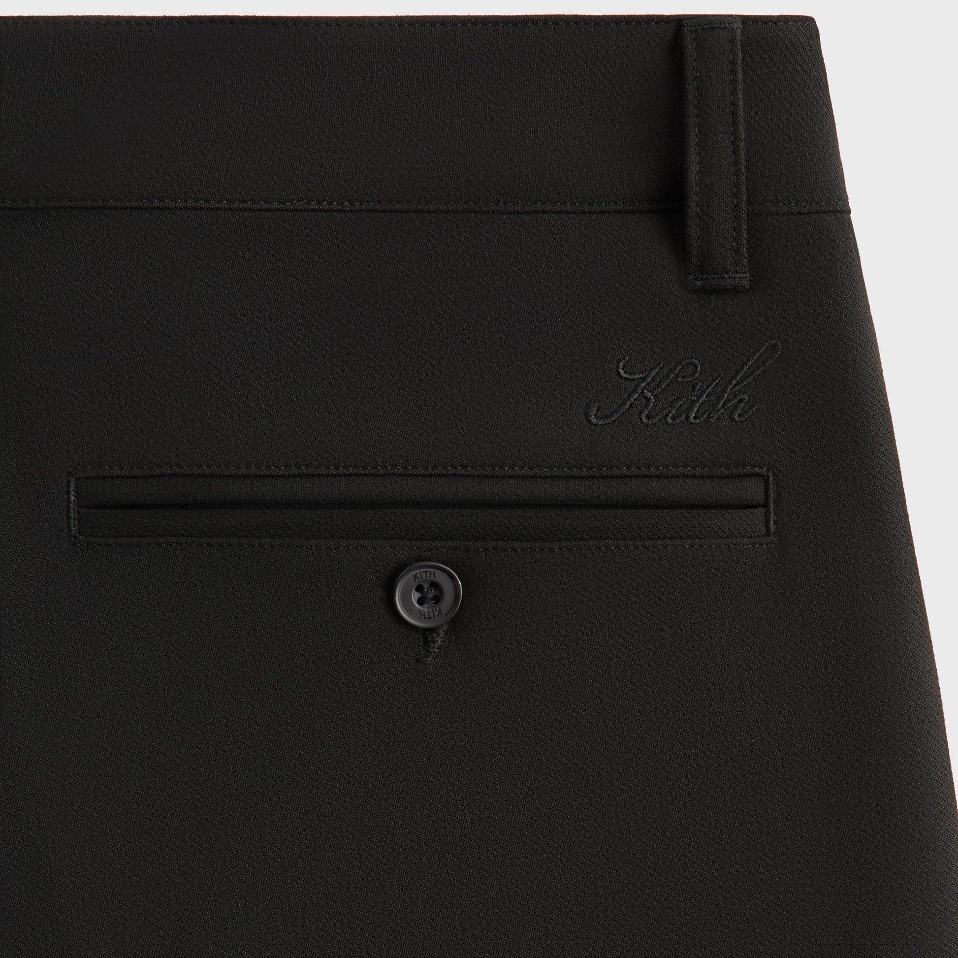 Men Kith Kith Double Weave Lance Trouser - Black