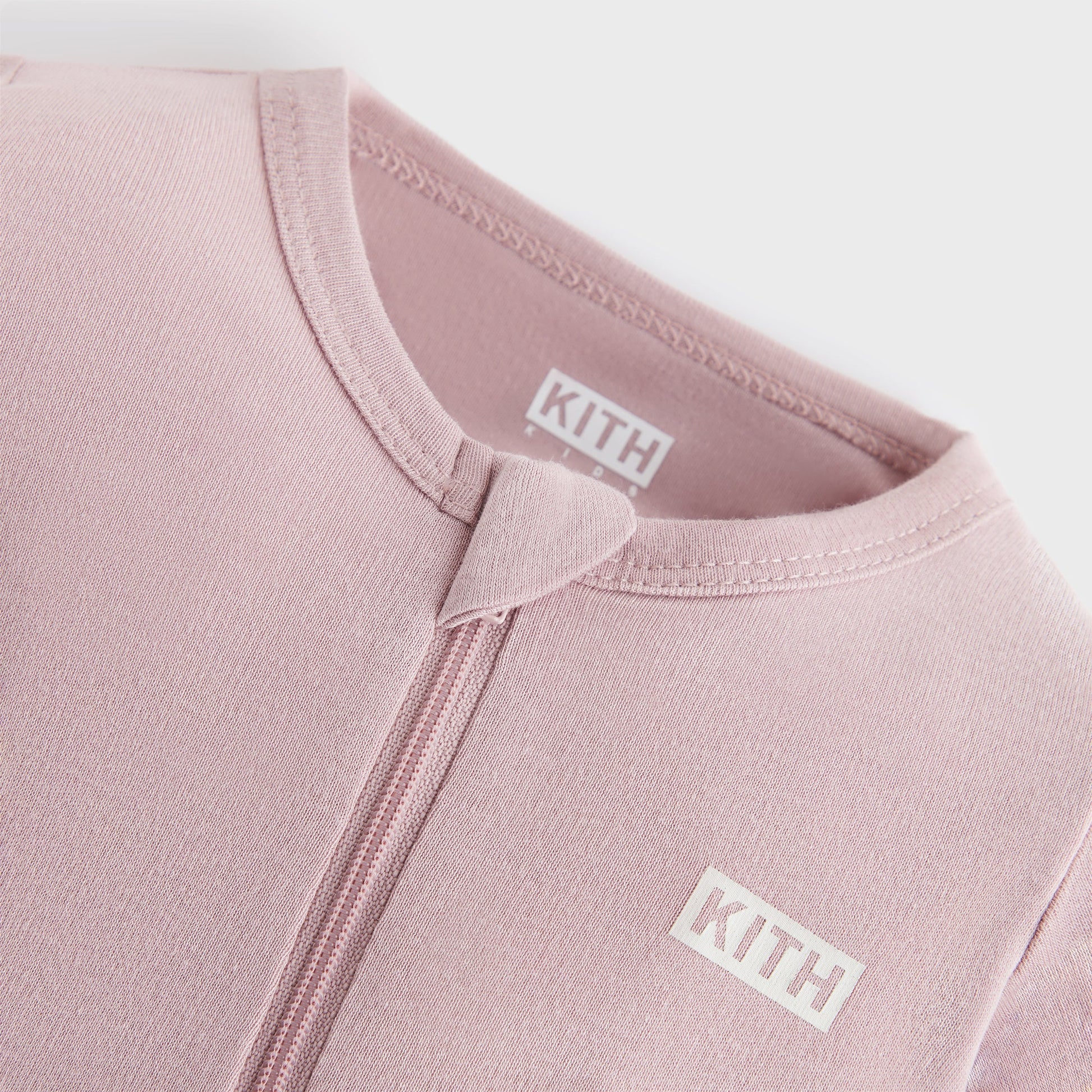 Kids Kith Kith Baby Coverall - Dusty Quartz