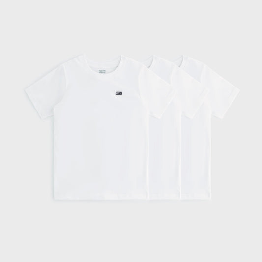 Kids Kith Kith Kids 3-Pack Short Sleeve Tee - White