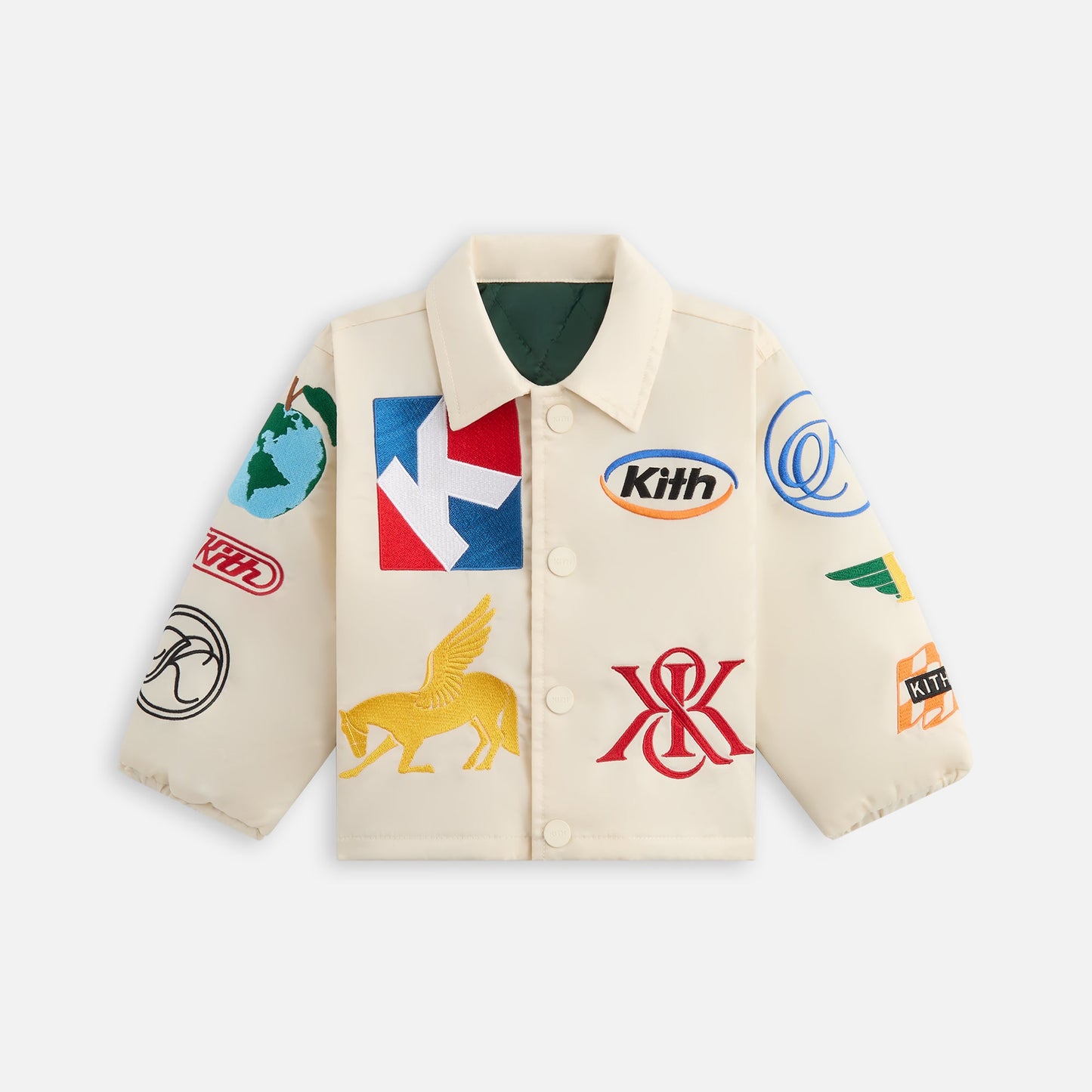 Kids Kith Kith Baby Coaches Jacket - Sandrift