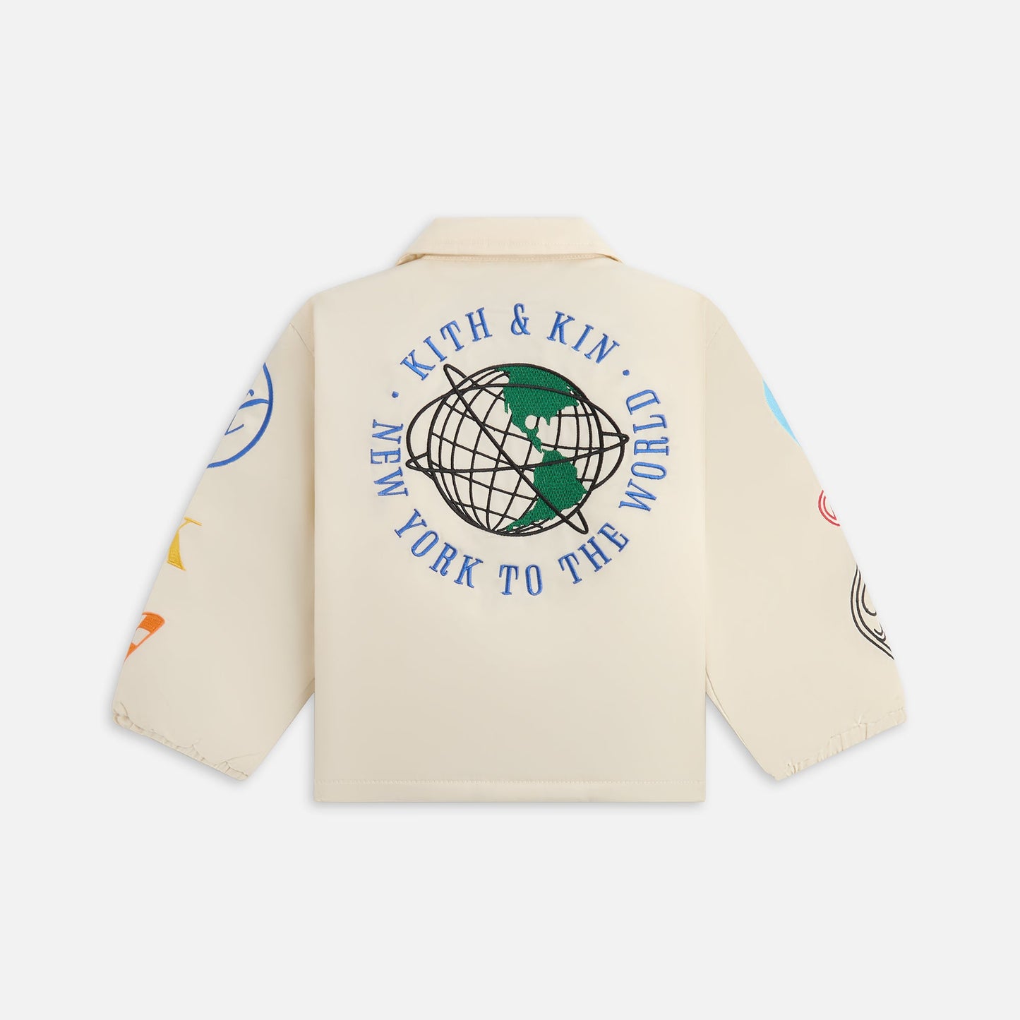 Kids Kith Kith Baby Coaches Jacket - Sandrift