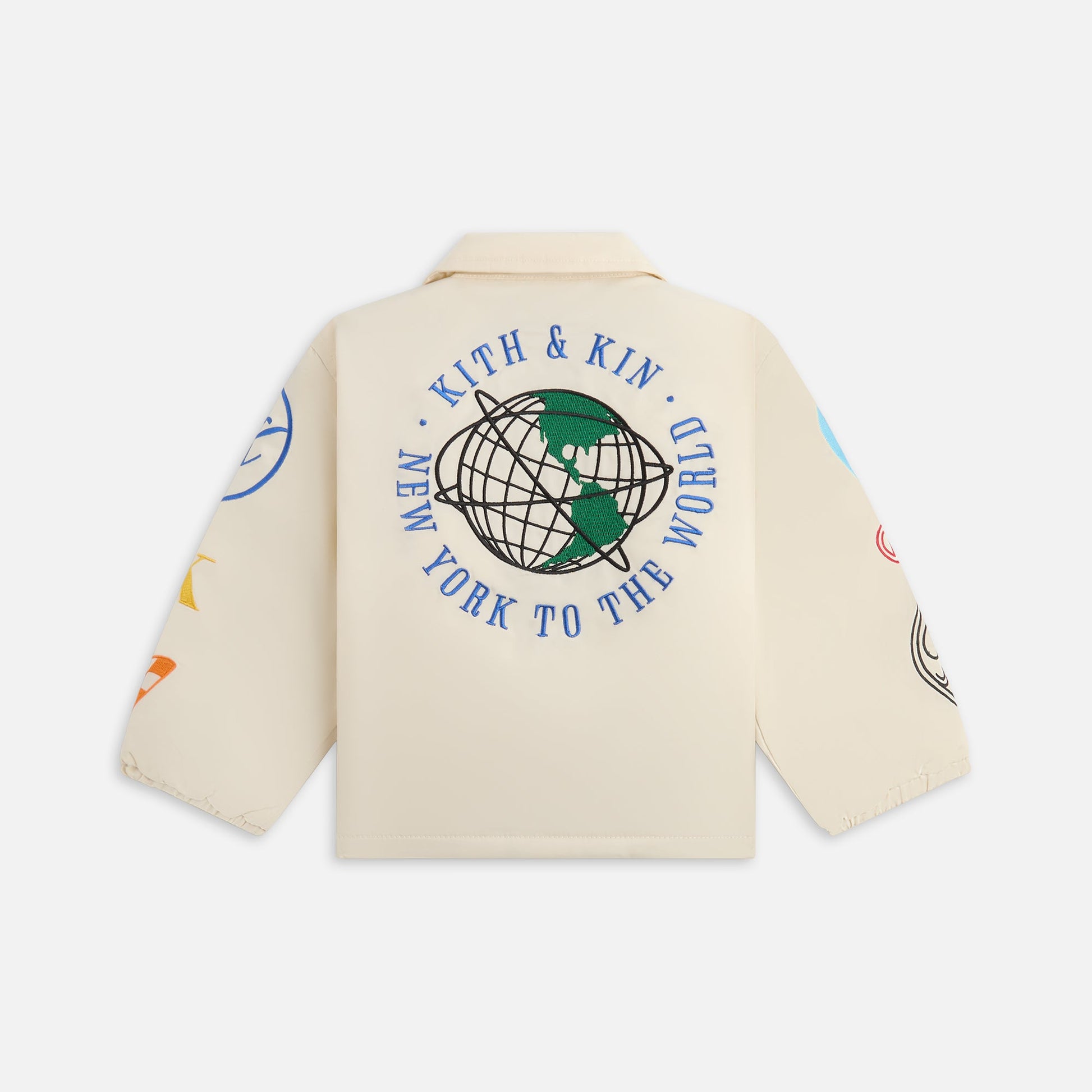 Kids Kith Kith Baby Coaches Jacket - Sandrift