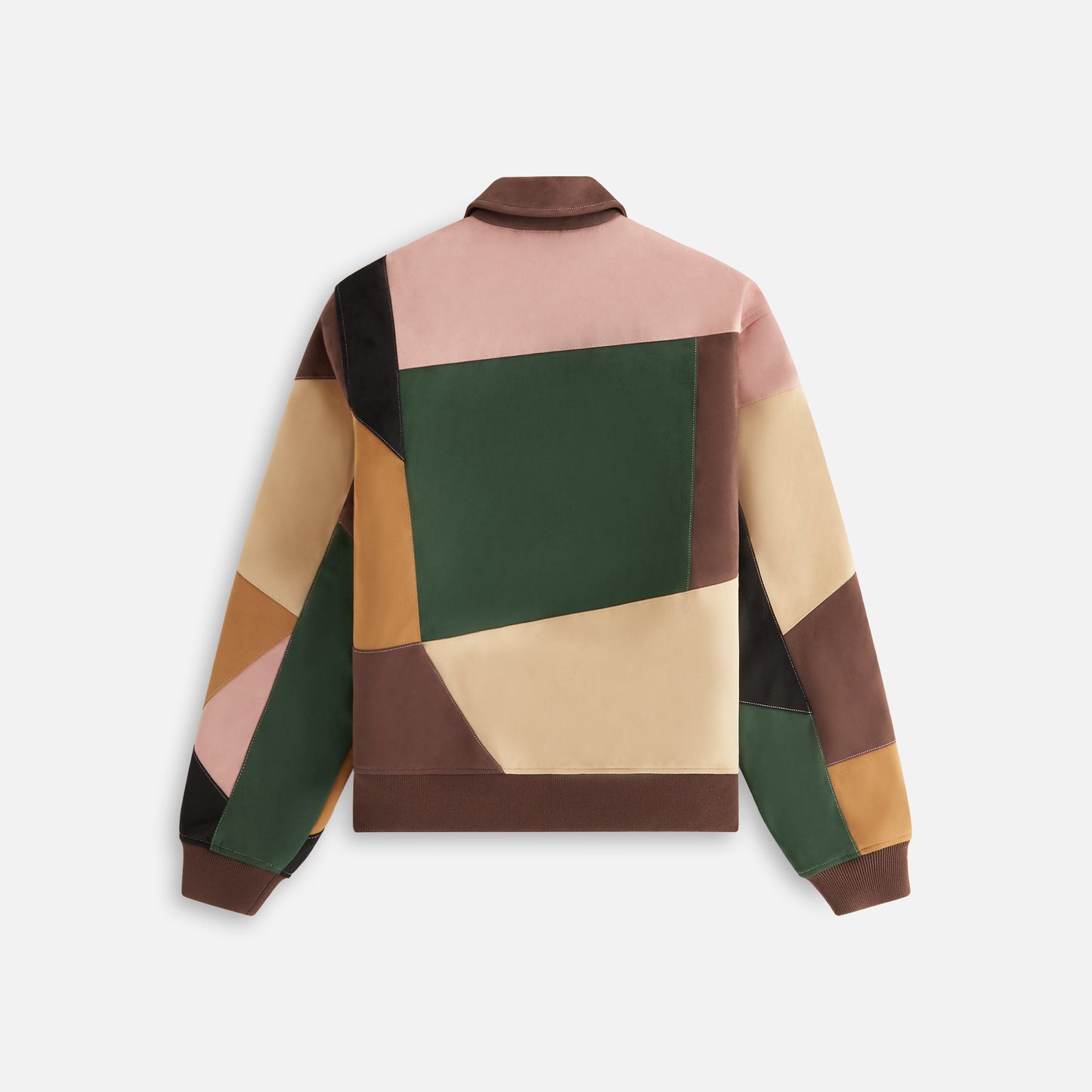 Women Kith Kith Women Brisa Patchwork Bomber Jacket - Derby