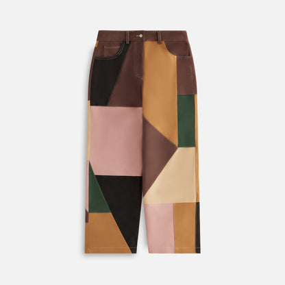 Women Kith Kith Women Miren Patchwork Five Pocket Pant - Derby