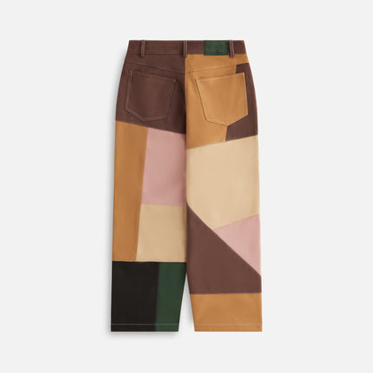 Women Kith Kith Women Miren Patchwork Five Pocket Pant - Derby