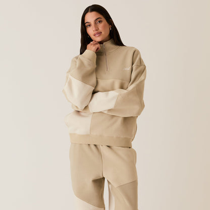 Women Kith Kith Women Hunter III Patchwork Quarter Zip - Venture