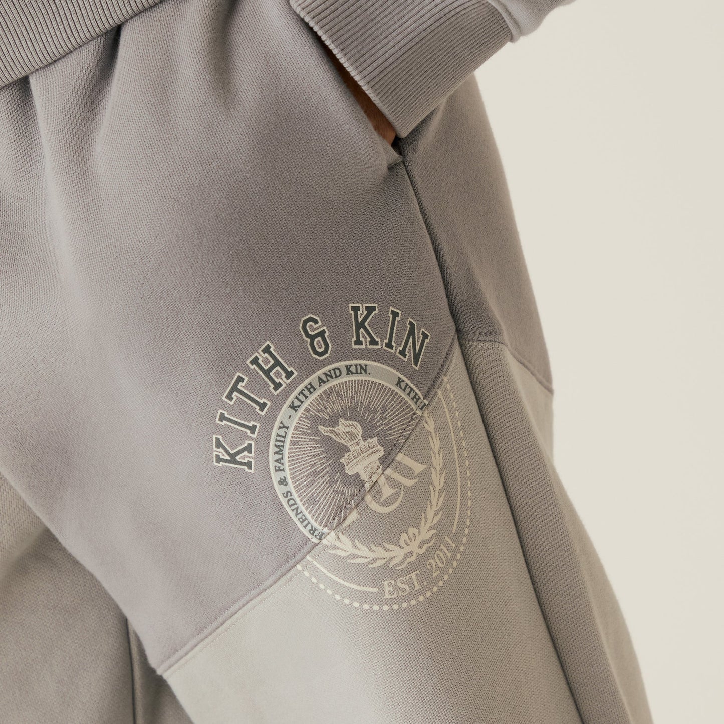 Women Kith Kith Women Chelsea III Patchwork Sweatpant - Statue