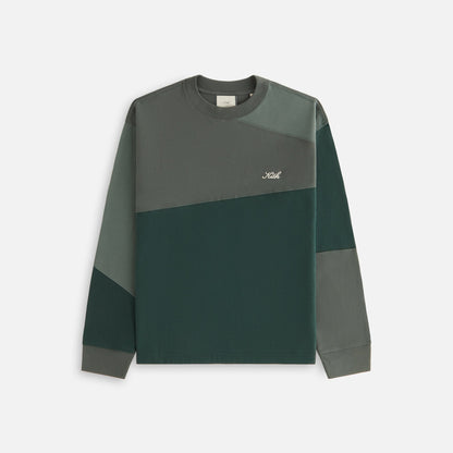 Women Kith Kith Women Patchwork Oversized Sonoma Long Sleeve - Stadium