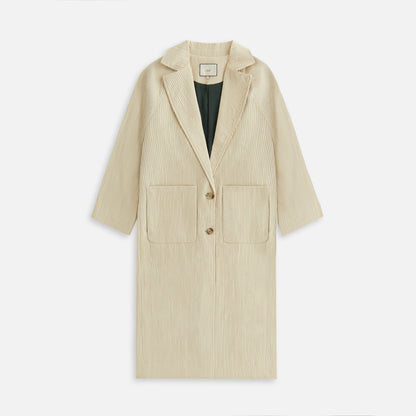 Women Kith Kith Women Rory Pleated Coat - Oxide