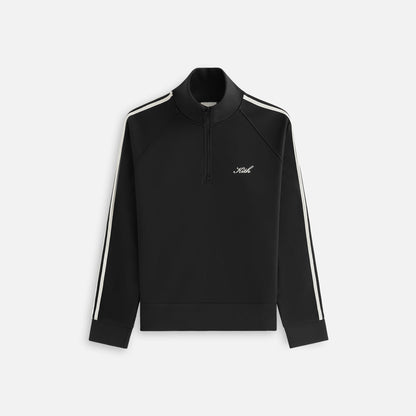 Women Kith Kith Women Everly Tricot Track Quarter Zip - Black