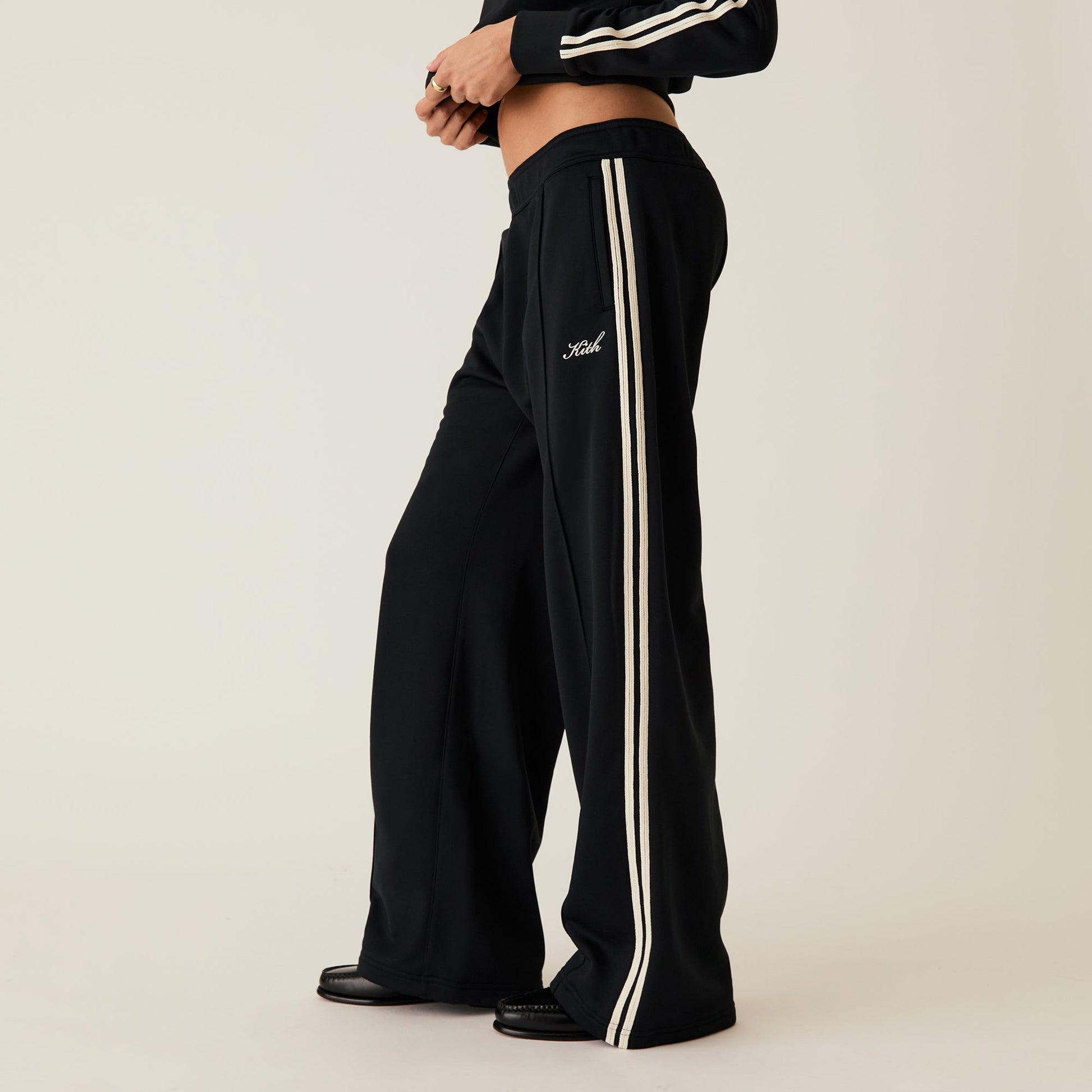 Women Kith Kith Women Marlo Tricot Track Pant - Black