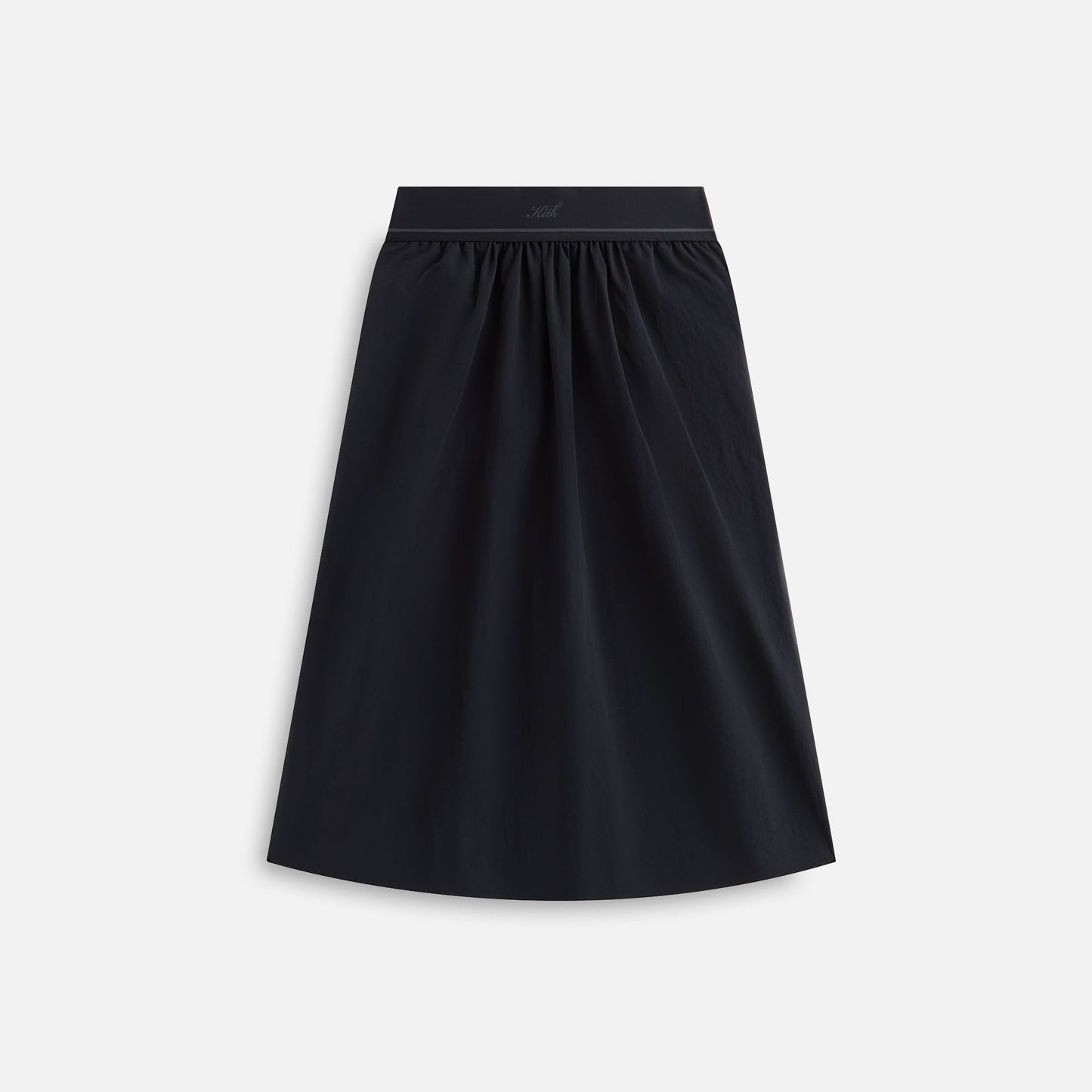 Women Kith Kith Women Nadine Nylon Maxi Skirt - Black