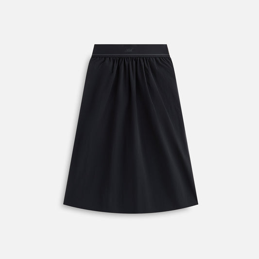 Women Kith Kith Women Nadine Nylon Maxi Skirt - Black