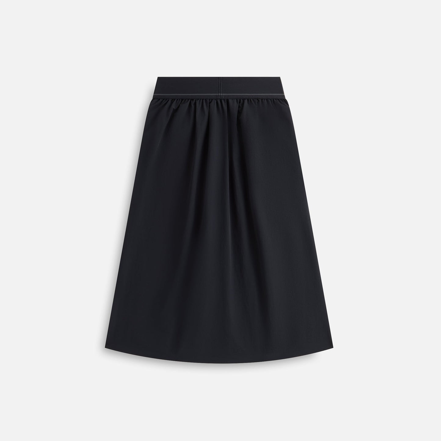 Women Kith Kith Women Nadine Nylon Maxi Skirt - Black