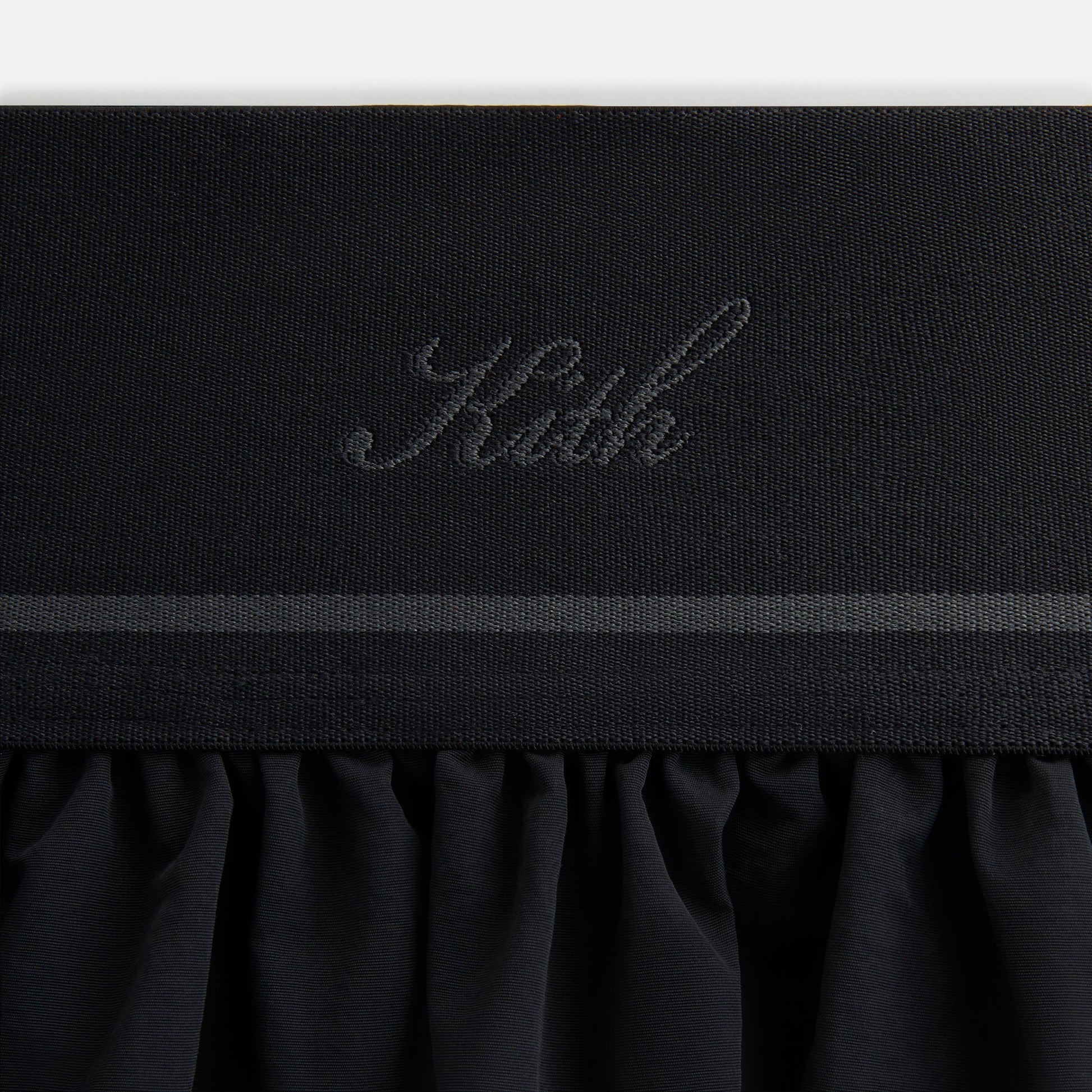 Women Kith Kith Women Nadine Nylon Maxi Skirt - Black