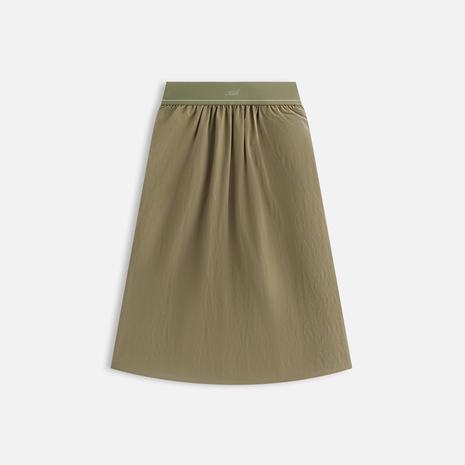 Women Kith Kith Women Nadine Nylon Maxi Skirt - Canopy