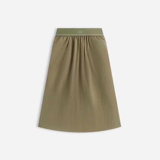 Women Kith Kith Women Nadine Nylon Maxi Skirt - Canopy