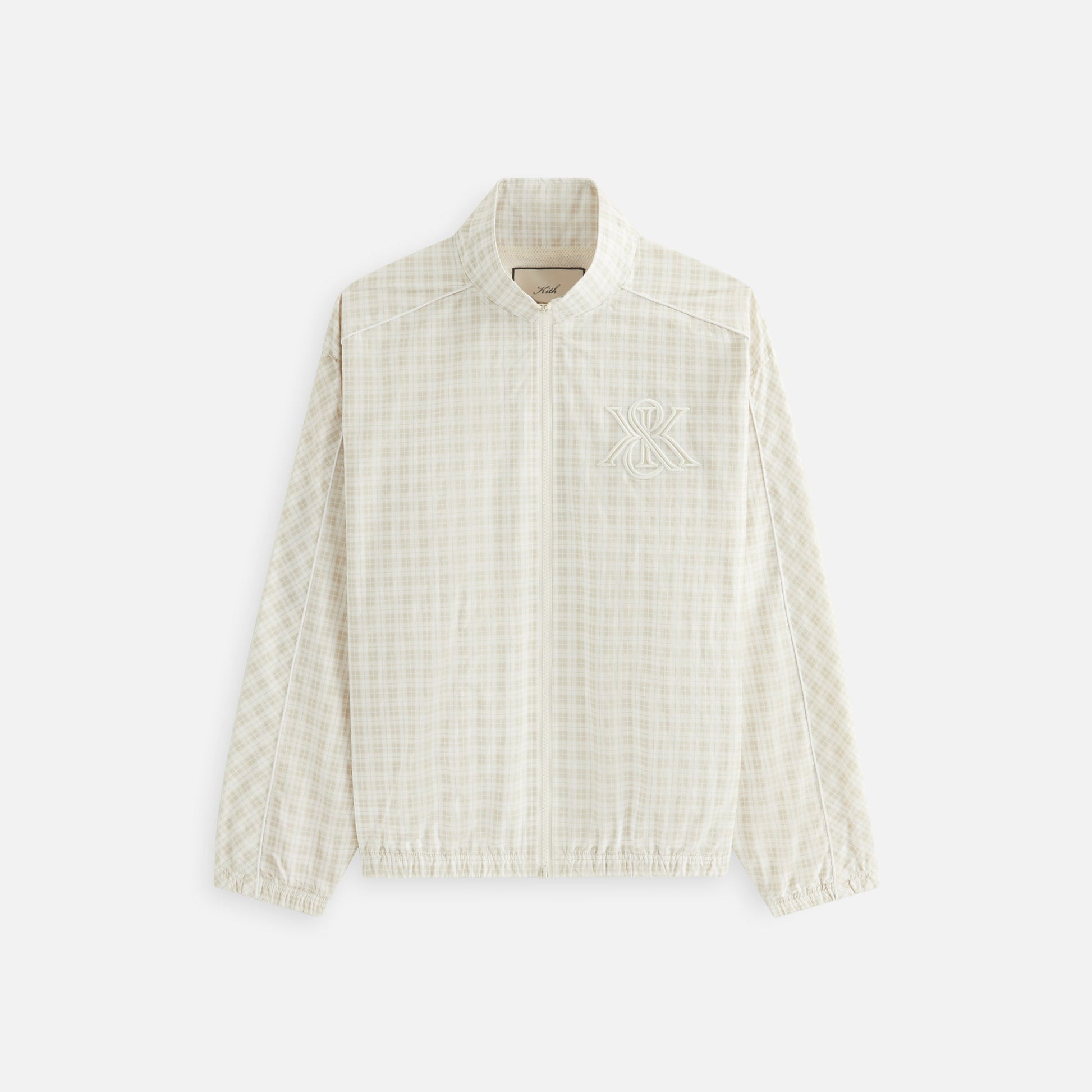 Women Kith Kith Women Azariah Check Track Jacket- White