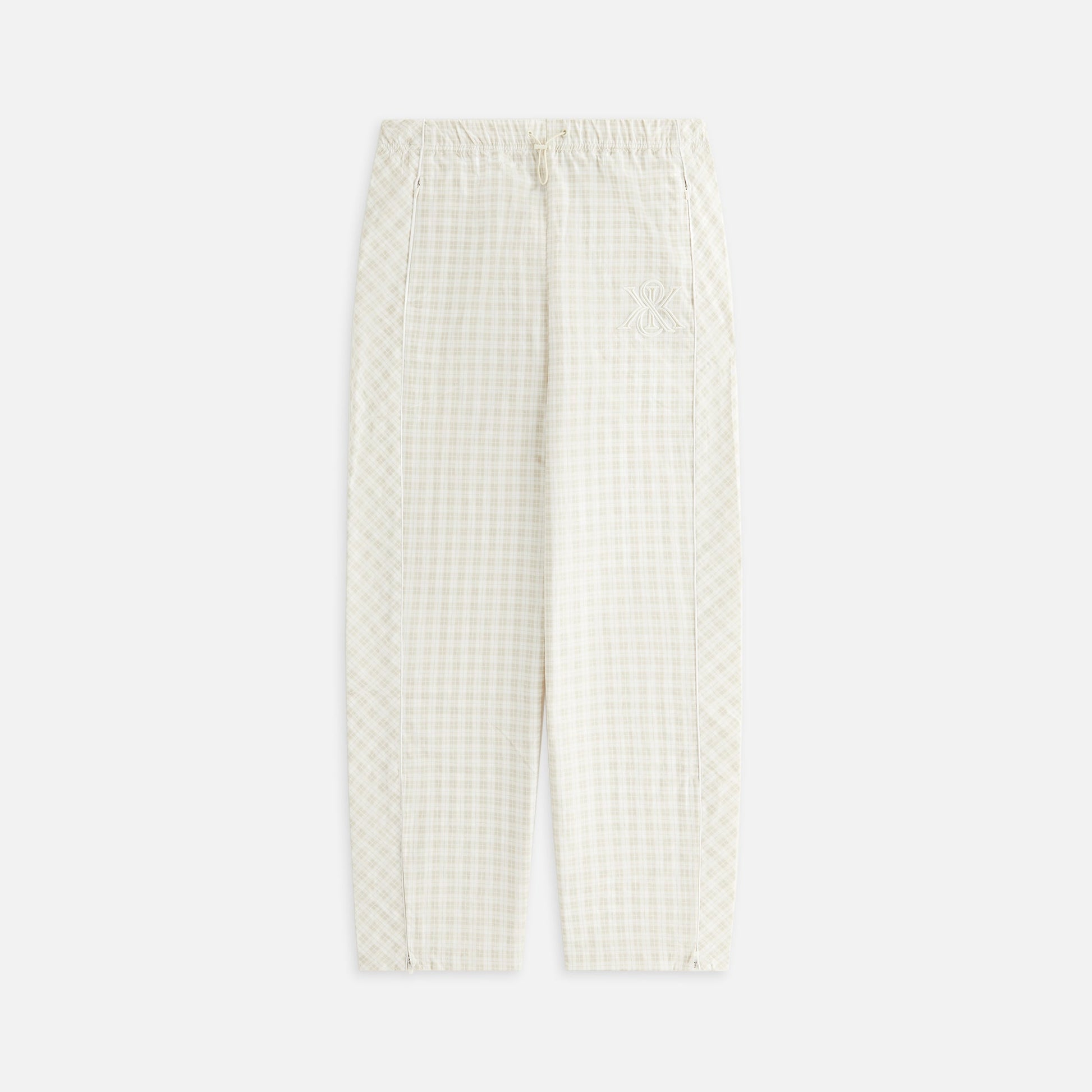 Women Kith Kith Women Azariah Check Track Pant - White