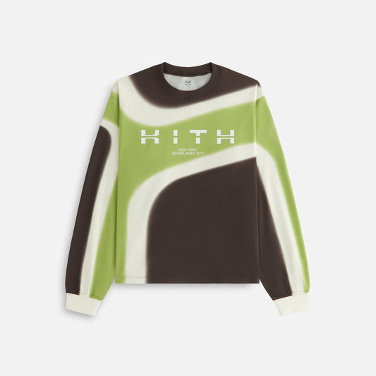 Women Kith Kith Women Aerosol Ridley Tech Long Sleeve - Pistachio