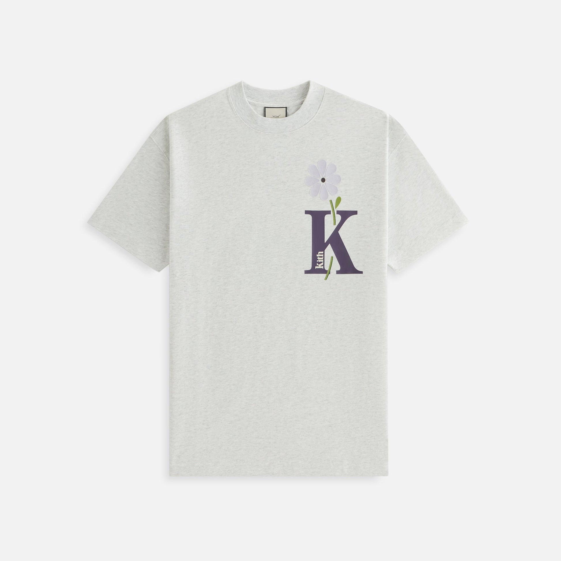 Women Kith Kith Women Flocked Bouquet Vintage Tee - Light Heather Grey