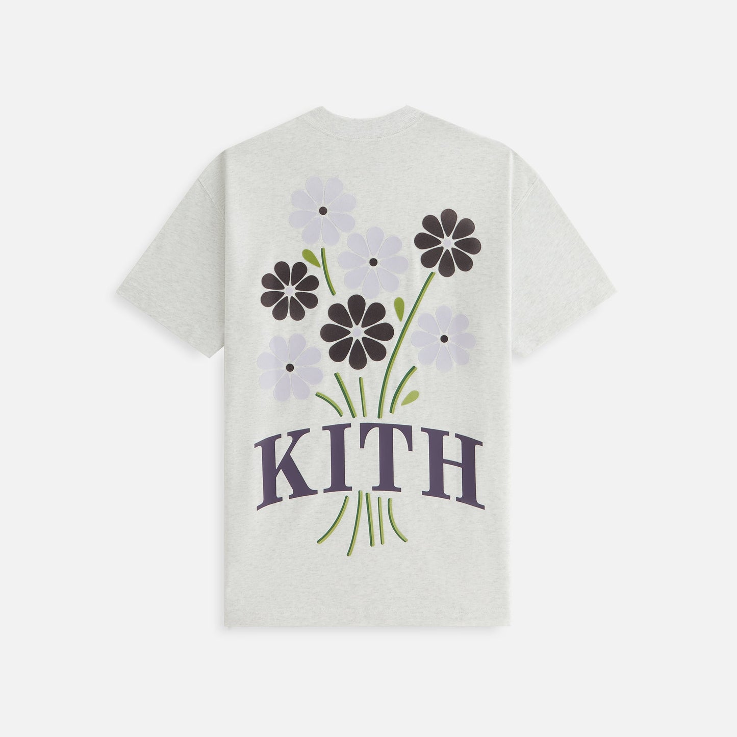 Women Kith Kith Women Flocked Bouquet Vintage Tee - Light Heather Grey