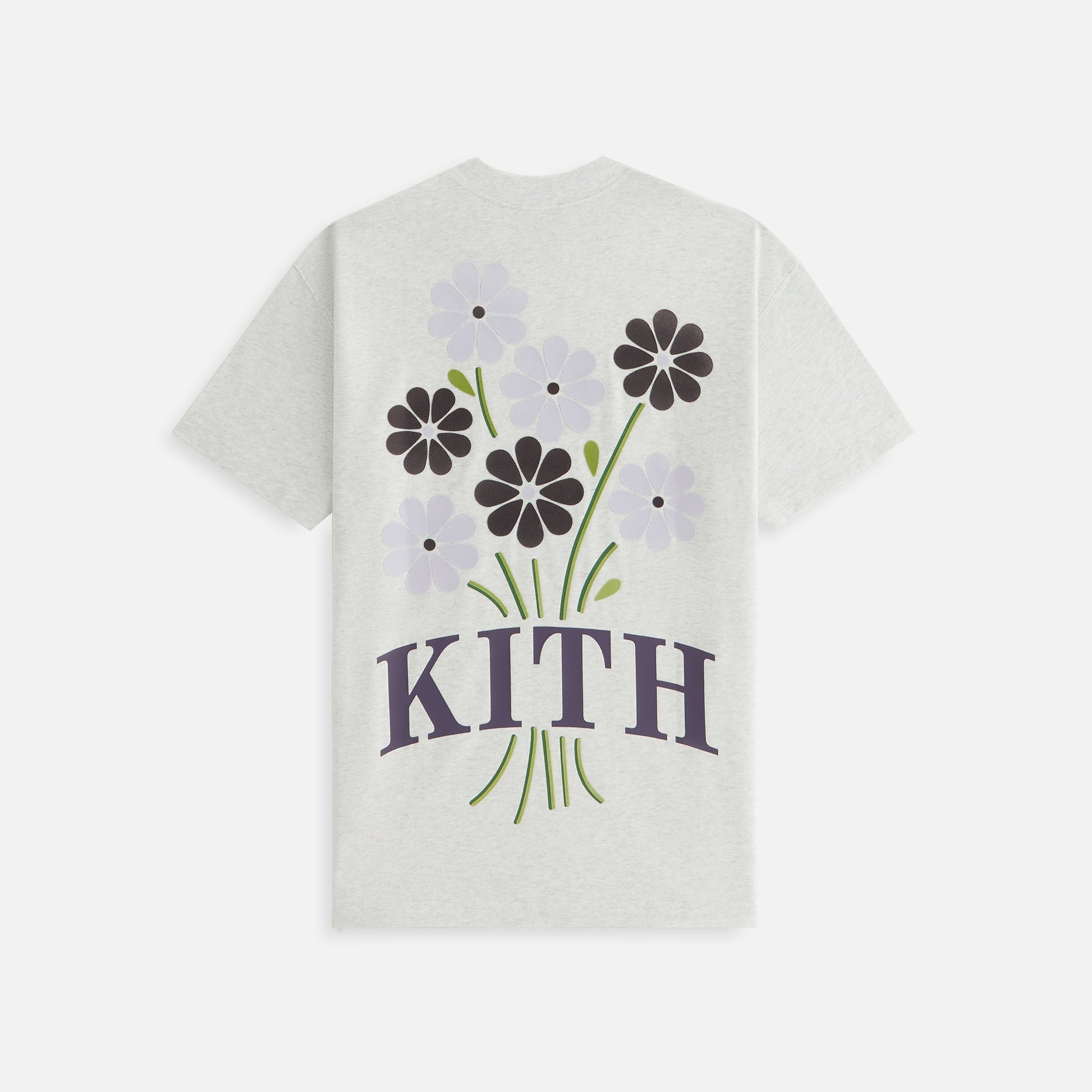 Women Kith Kith Women Flocked Bouquet Vintage Tee - Light Heather Grey