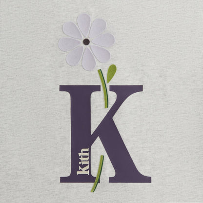 Women Kith Kith Women Flocked Bouquet Vintage Tee - Light Heather Grey