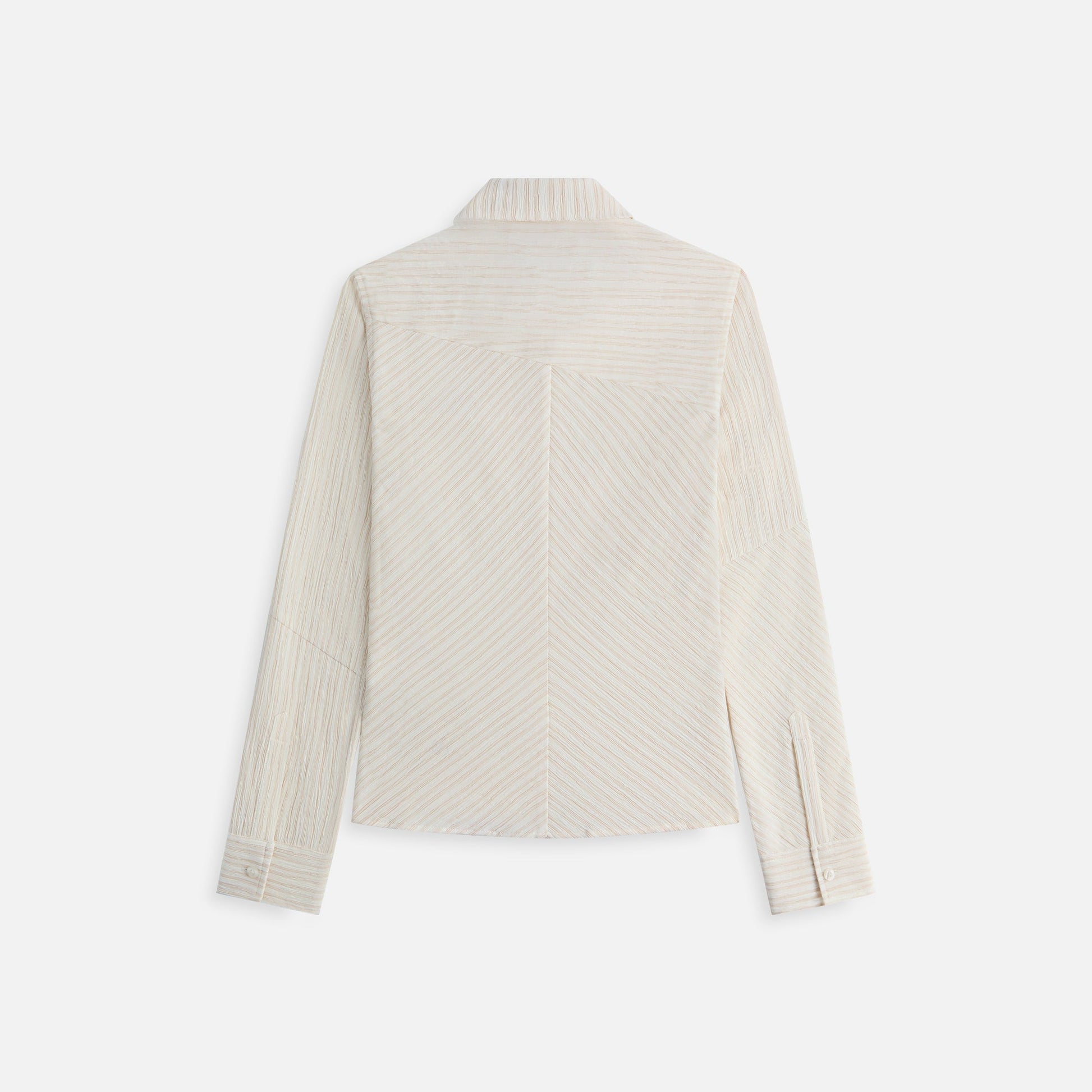 Women Kith Kith Women Ella Patchwork Fitted Shirt - Oxide