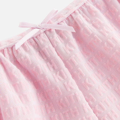 Women Kith Kith Women Mesh Tap Shorty - Poppet