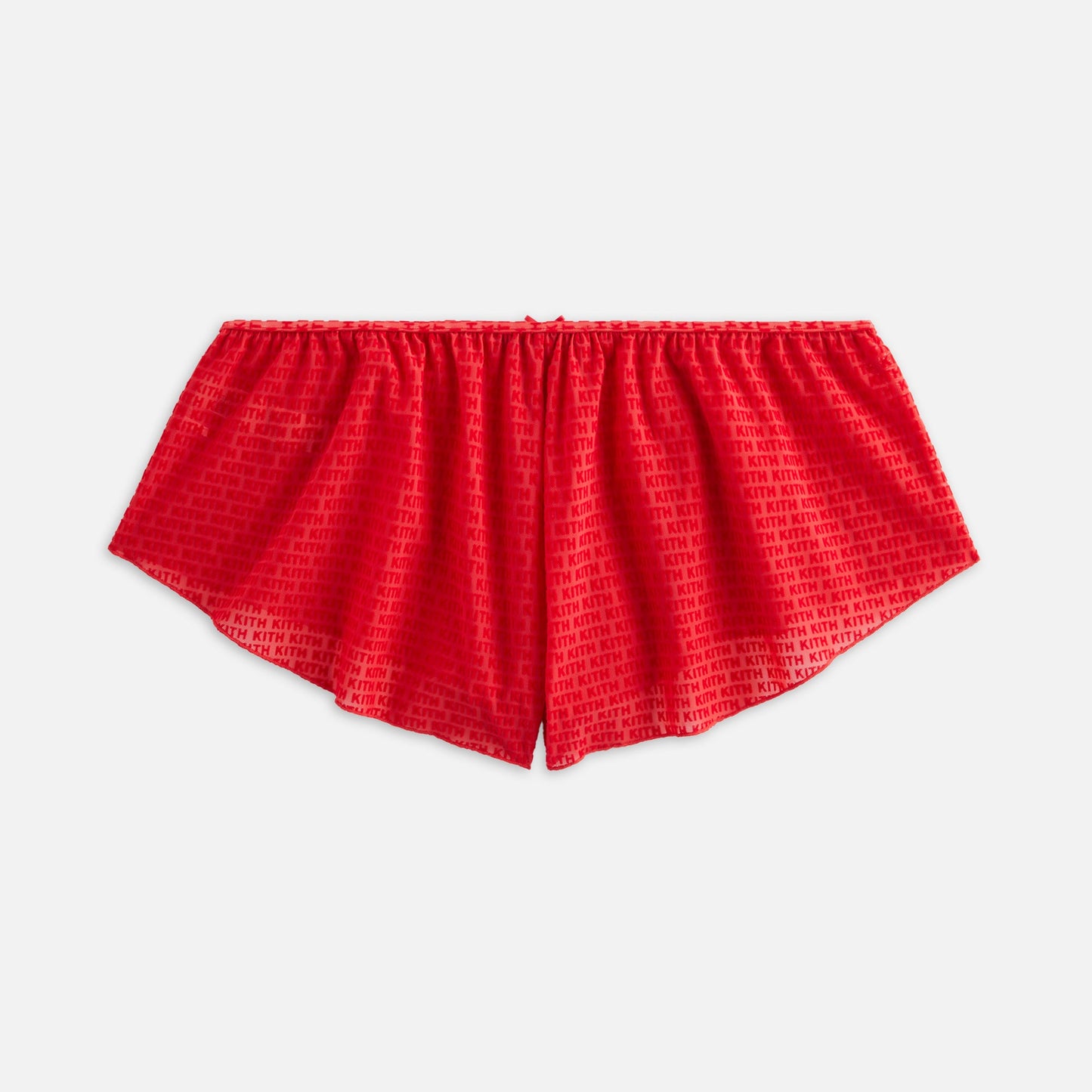 Women Kith Kith Women Mesh Tap Shorty - Cherry Bomb