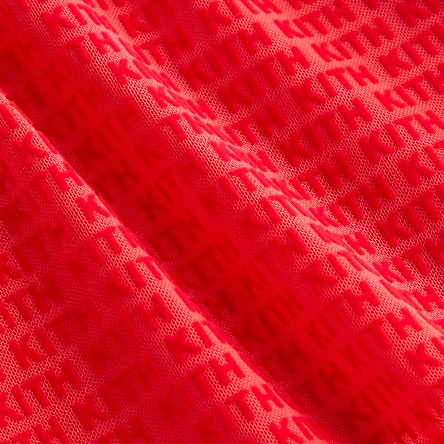 Women Kith Kith Women Mesh Tap Shorty - Cherry Bomb