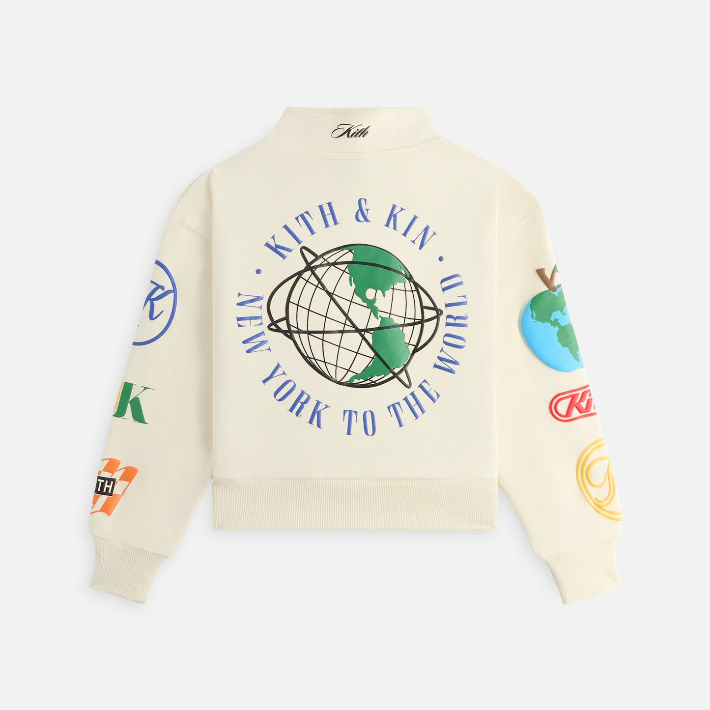 Kids Kith Kith Kids Logo Hunter Pullover - Sandrift