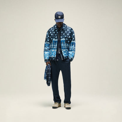 Men Kith Kith Puffed Jase Satin Trucker Jacket - Nocturnal