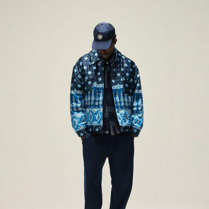 Men Kith Kith Puffed Jase Satin Trucker Jacket - Nocturnal