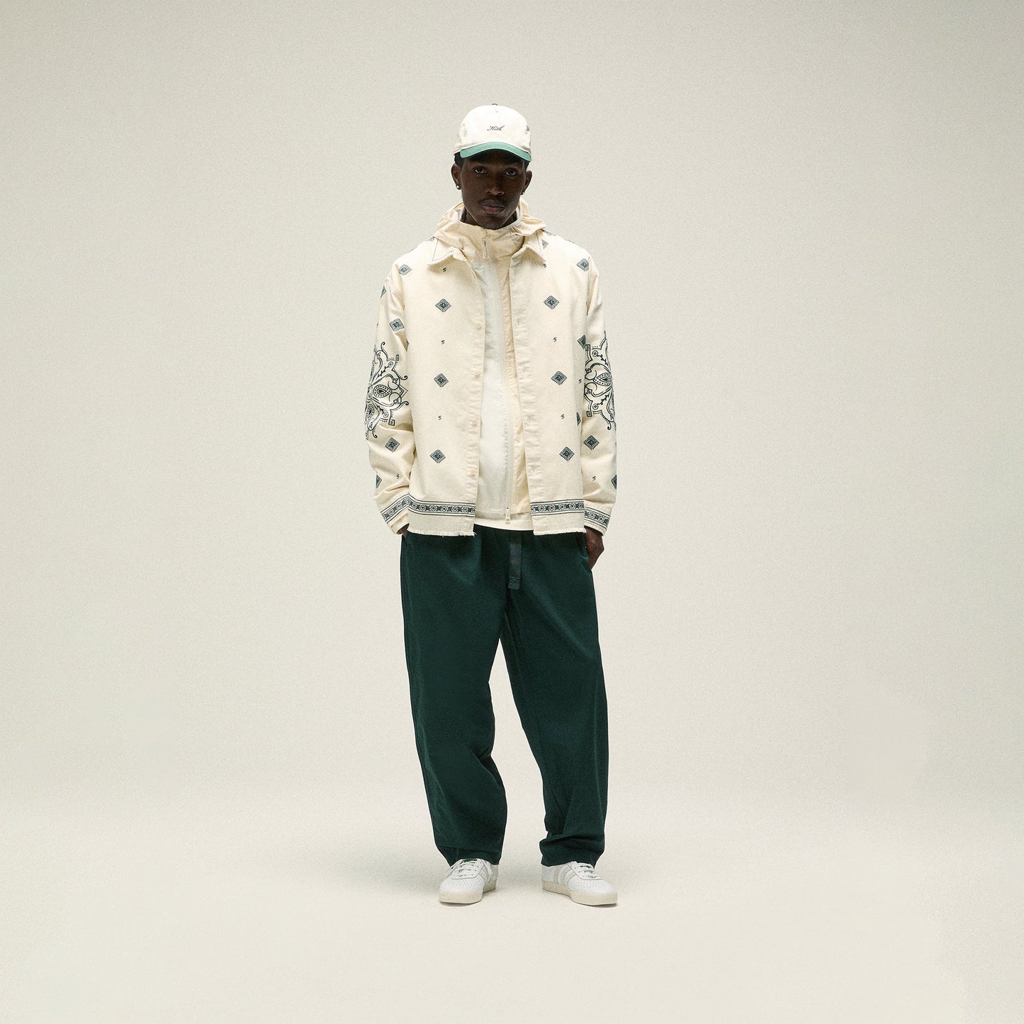 Men Kith Kith Raw Hem Denim Apollo Shirt - Stadium
