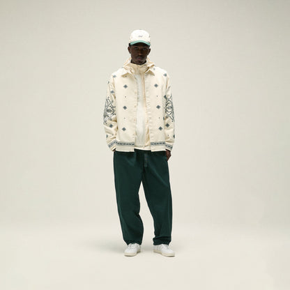 Men Kith Kith Raw Hem Denim Apollo Shirt - Stadium