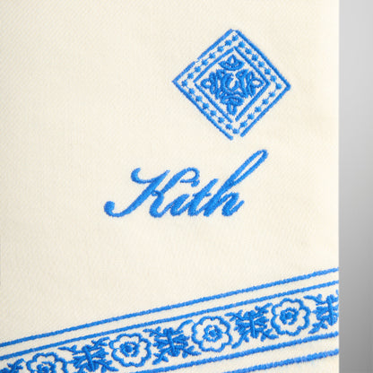 Men Kith Kith Raw Hem Denim Apollo Shirt - Lake