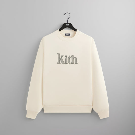 Men Kith Kith Serif Nelson Crewneck - Sandrift