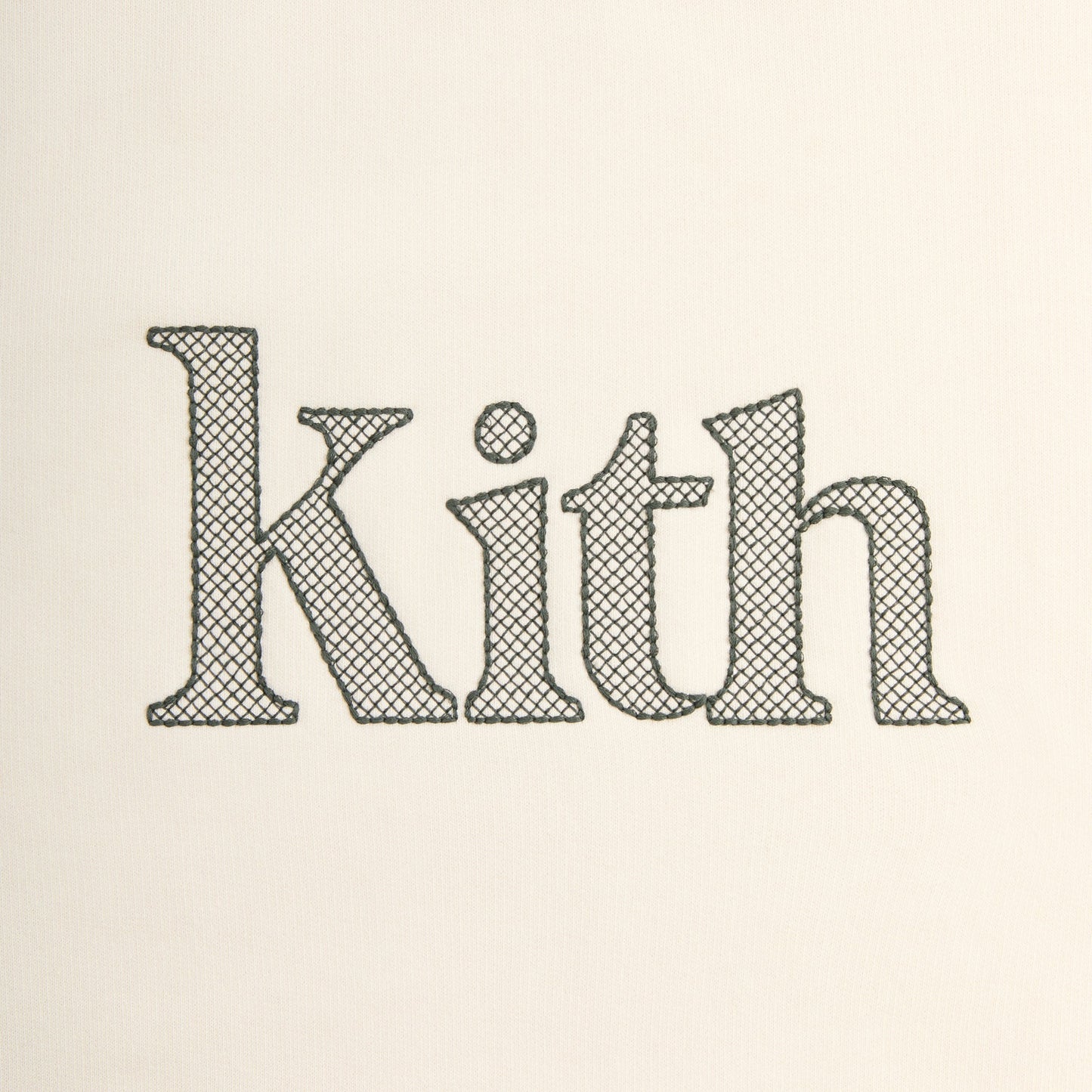 Men Kith Kith Serif Nelson Crewneck - Sandrift
