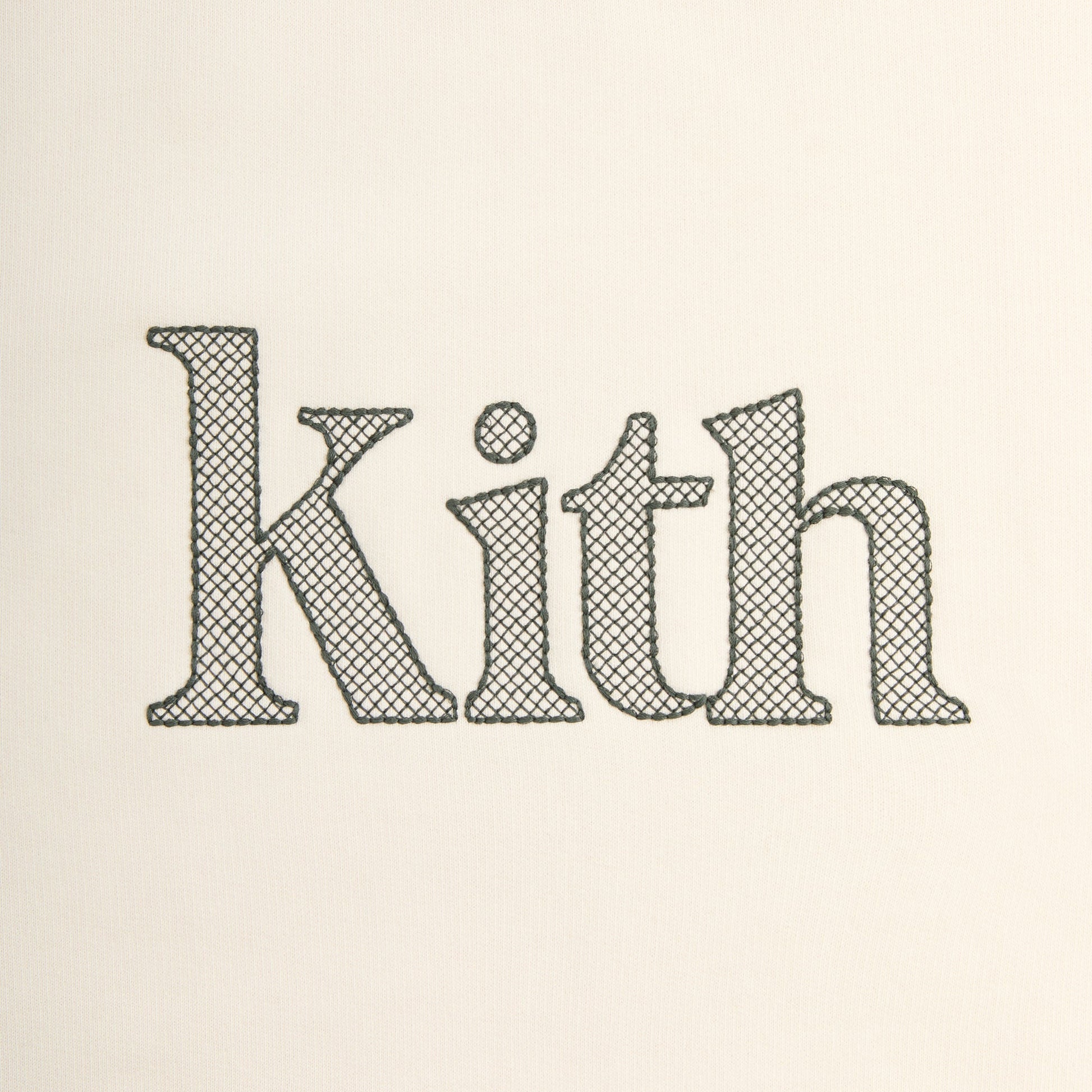 Men Kith Kith Serif Nelson Crewneck - Sandrift