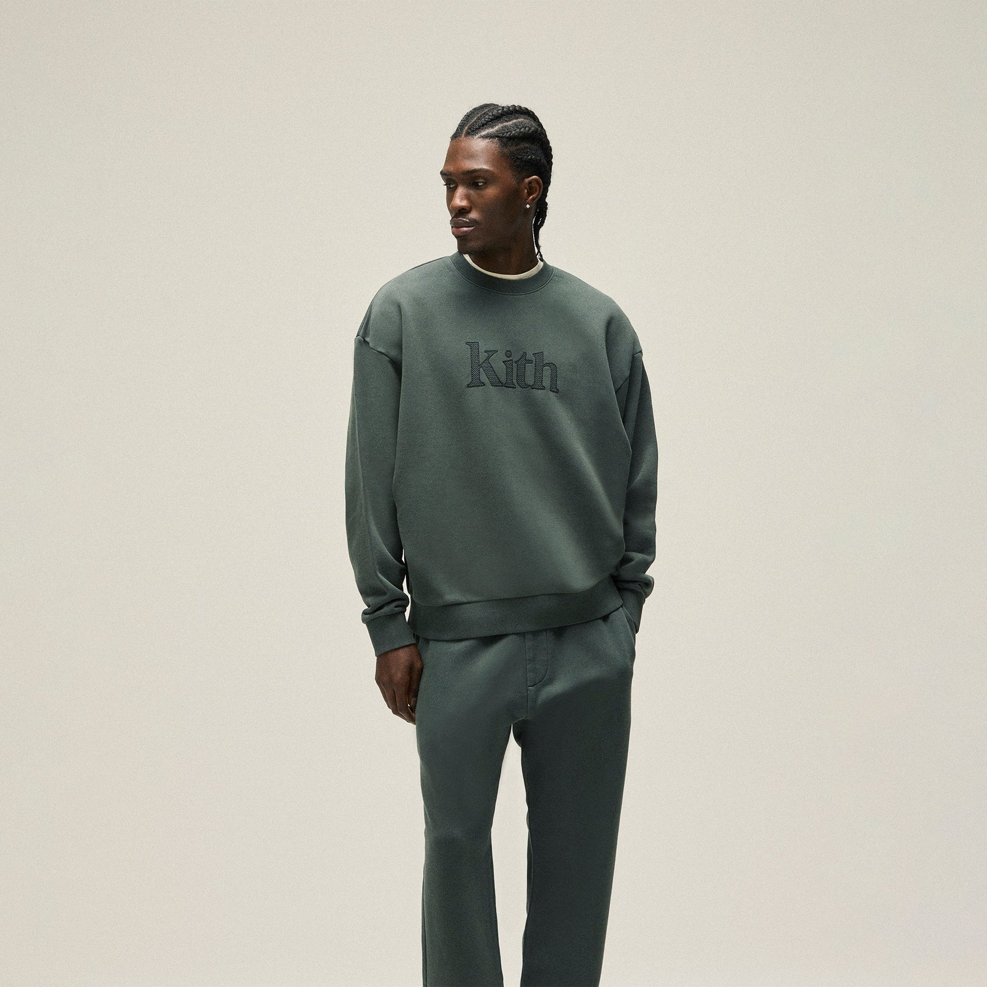 Men Kith Kith Serif Nelson Crewneck - Machine
