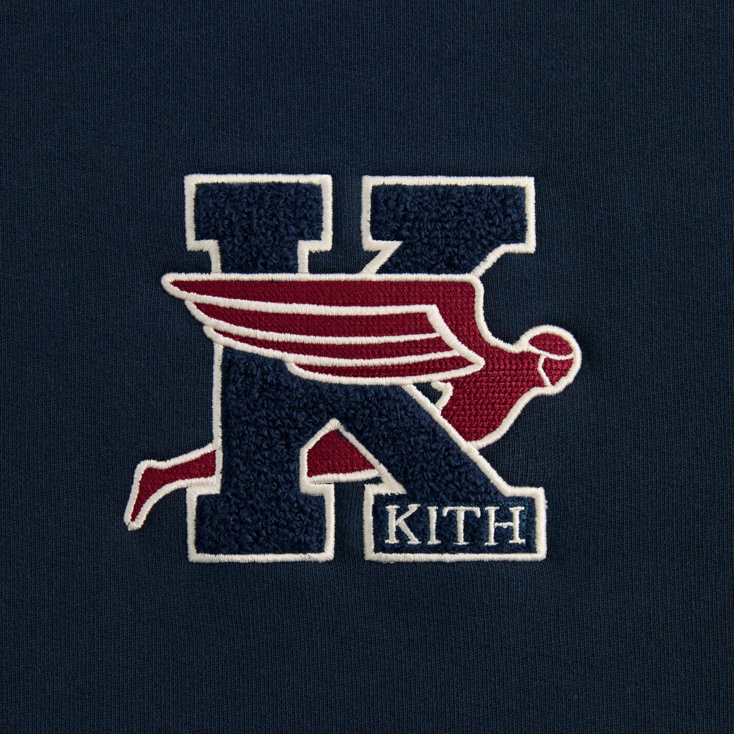 Men Kith Kith Flight Logo Nelson Crewneck - Nocturnal