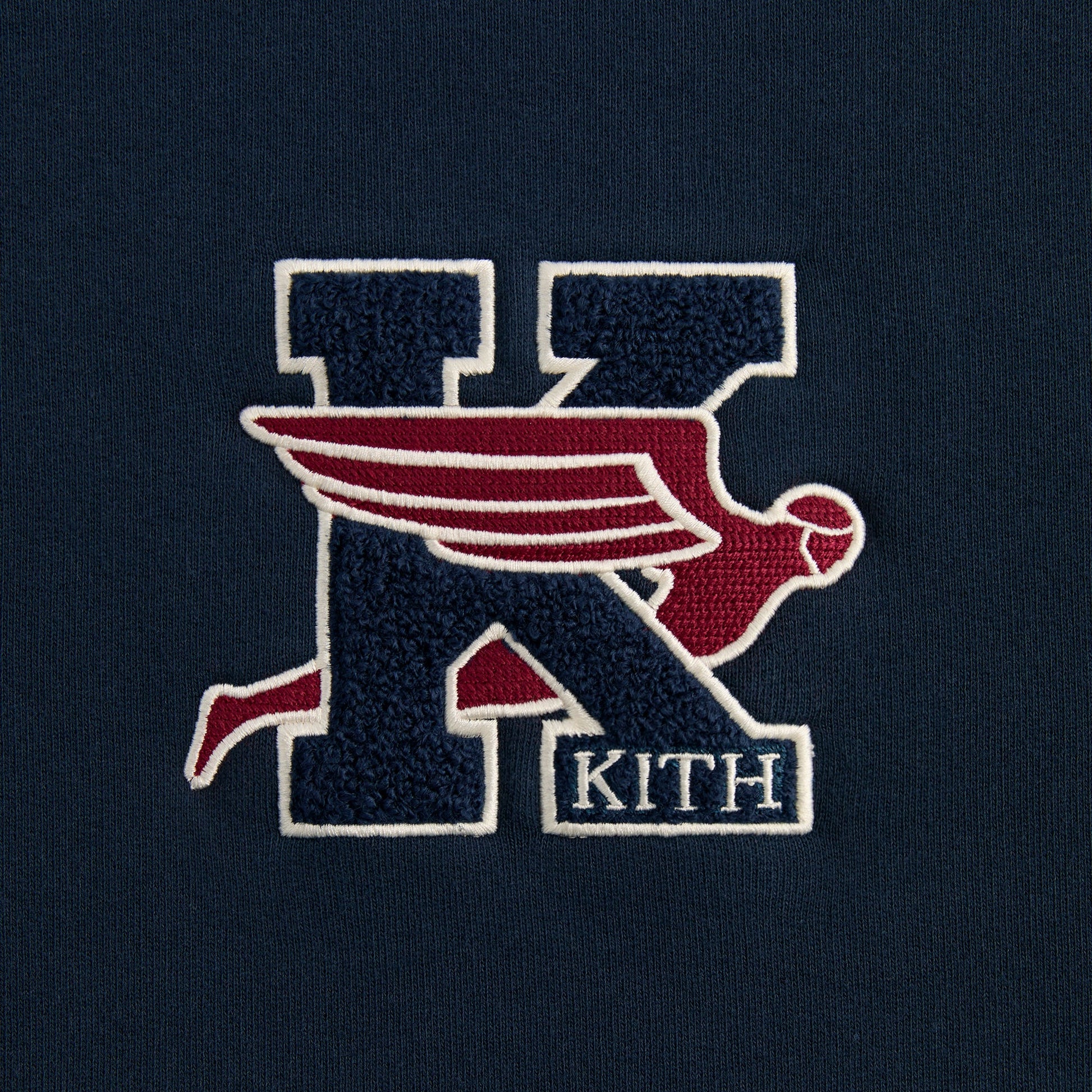 Men Kith Kith Flight Logo Nelson Crewneck - Nocturnal