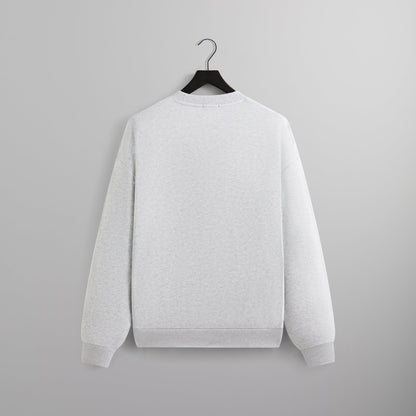 Men Kith Kith Flight Logo Nelson Crewneck - Light Heather Grey