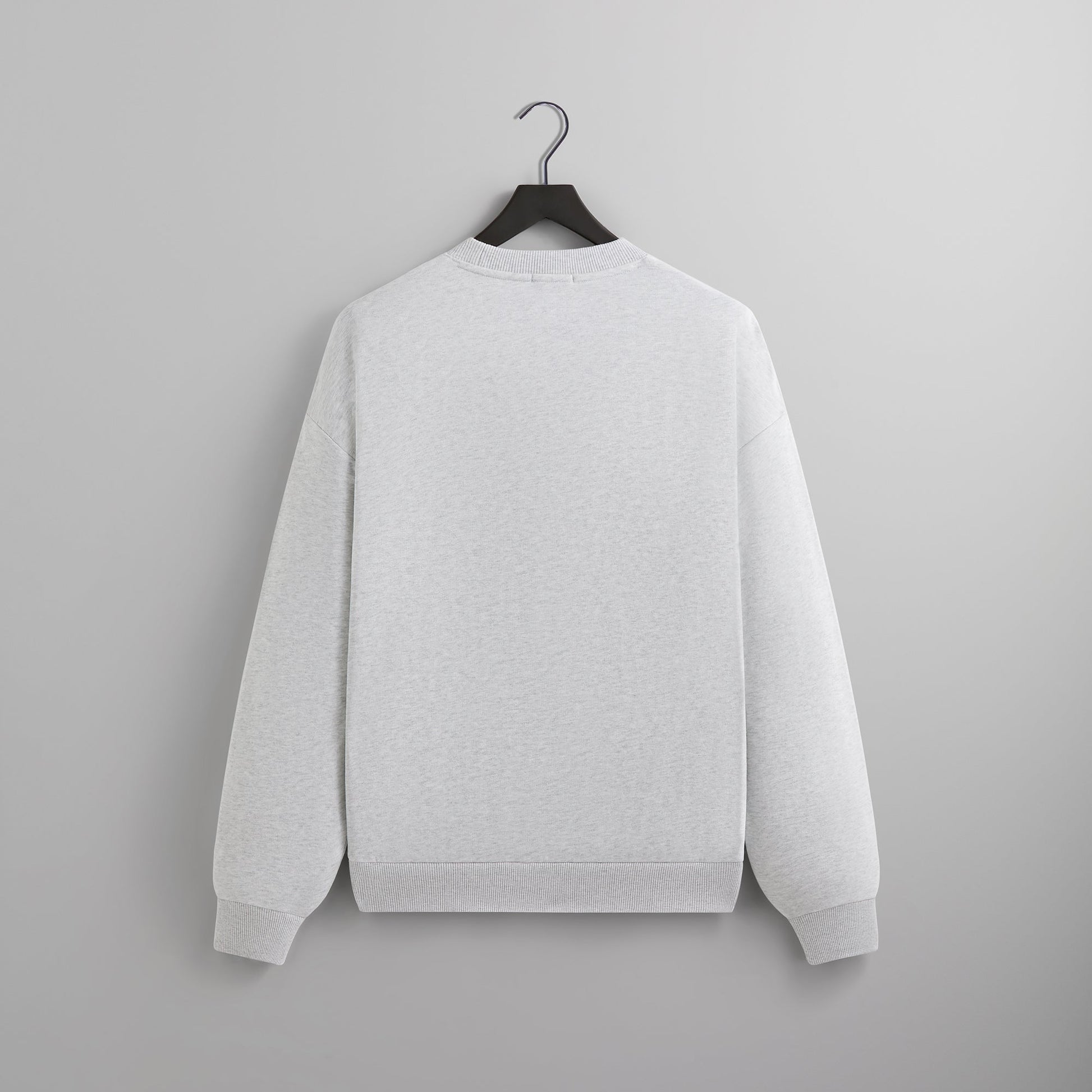 Men Kith Kith Serif Applique Nelson Crewneck - Light Heather Grey